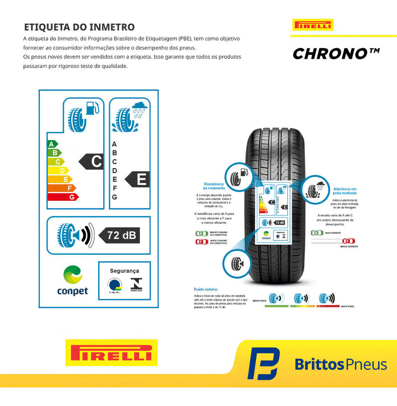 Kit de 4 pneus Pirelli Chrono C 175/70R14 88 T