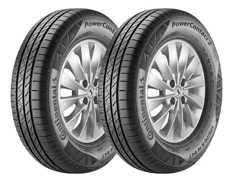 Kit 2 Pneus Continental Aro 14 Powercontact 2 175/70r14 84t Índice De Velocidade T