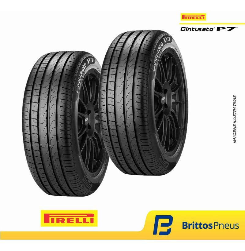 Kit 2 Pneus Polo Aro 17 Pirelli Cinturato P7 205/50 R17