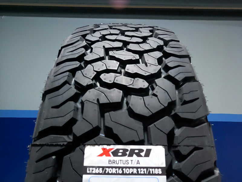 Kit de 2 pneus Xbri Brutus T/A LT 265/70R16 121/118 Q