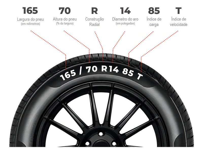 Kit 2 Pneu Continental Aro 14 165/70r14 85t Xl Ecocontact 6