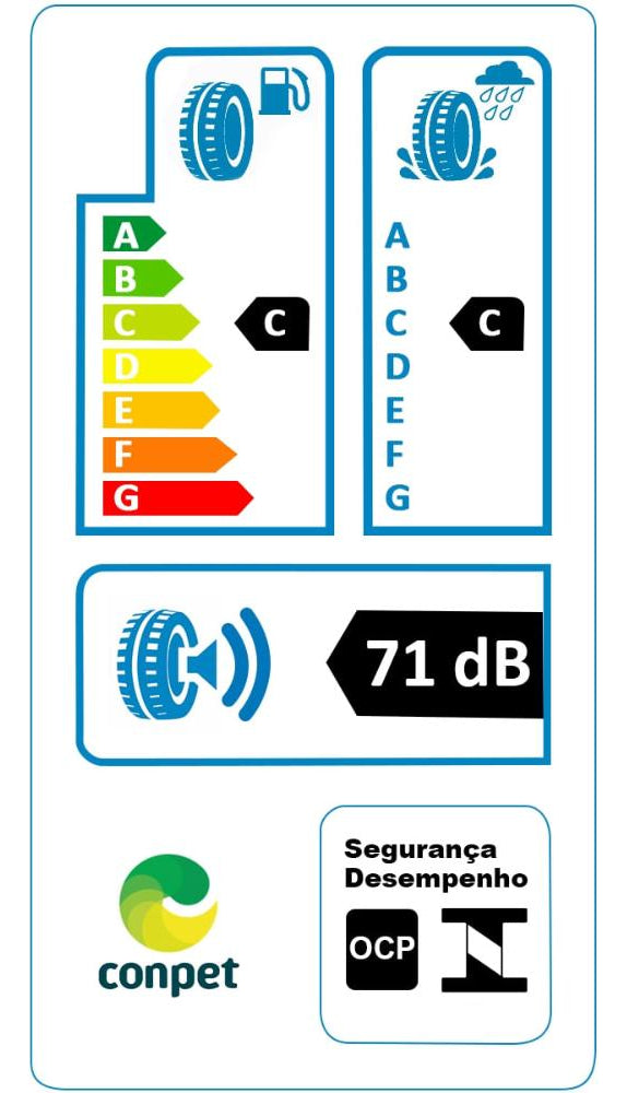 Kit 4 Pneu Continental Aro 17 205/55r17 91v Power Contact